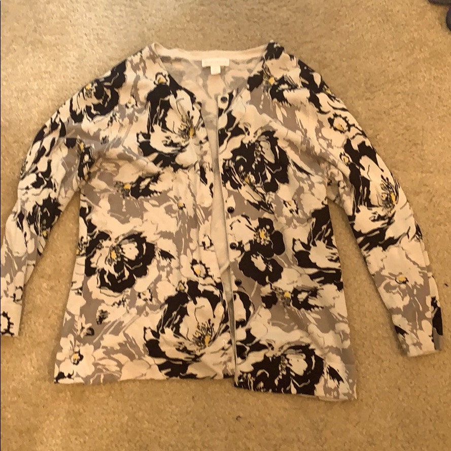 Flower Pattern Cardigan